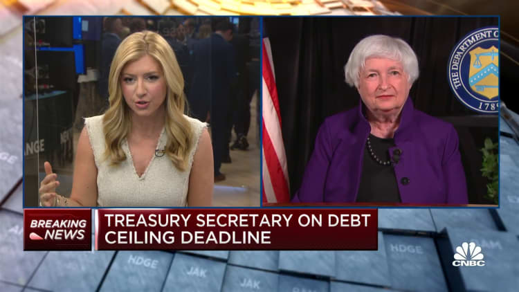 Treasury Secretary Janet Yellen: 'There is no good option' other than raising the debt ceiling