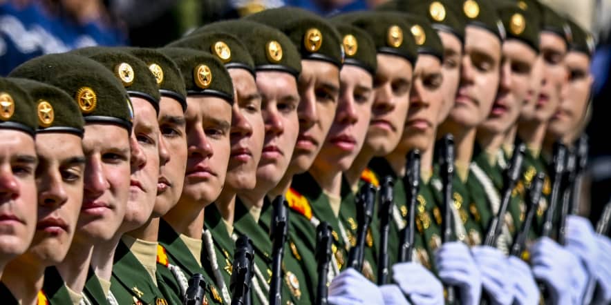 Moscow revels in military pomp amid gains in Ukraine; Russian Belgorod region attacked, injuring 8