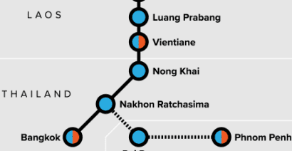 These maps show how far China's freight railways stretch across Asia