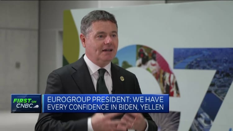 It is 'vital' that the U.S. finds a woody  implicit    the indebtedness  ceiling, Eurogroup president   says