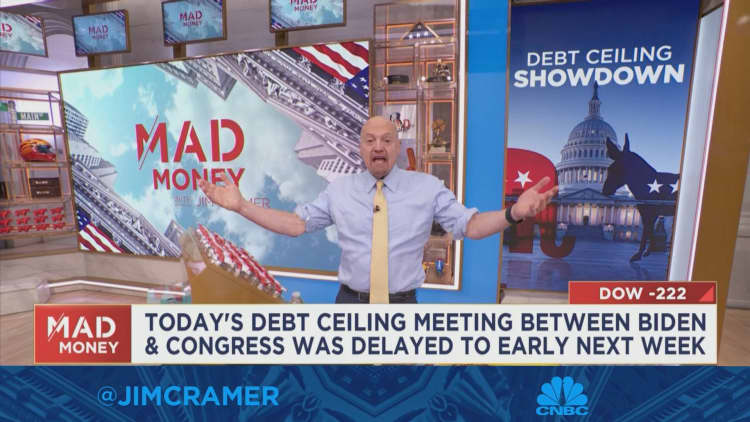 Jim Cramer breaks down stocks that would do well in the event of a default