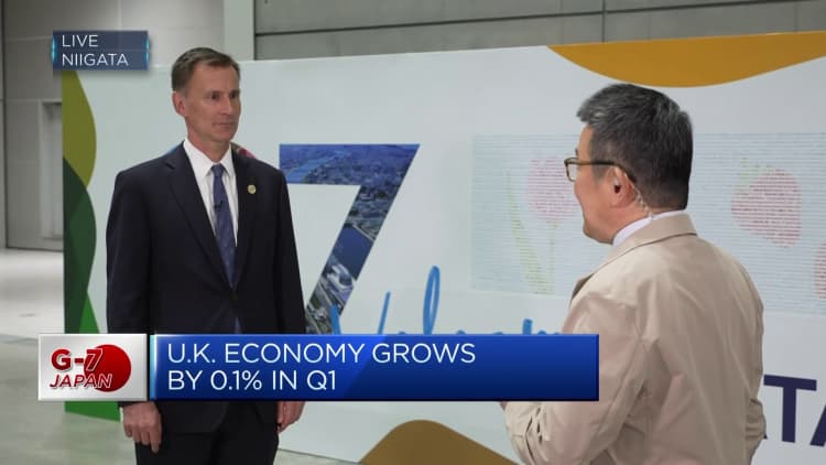 Watch the full CNBC interview with UK Finance Minister Jeremy Hunt