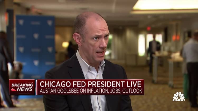 Chicago Fed President Austan Goolsbee: Rate hikes effects still in the pipeline
