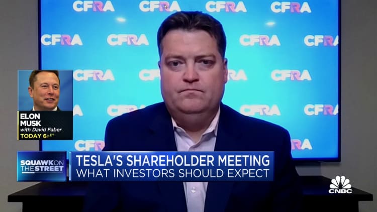 Focus on Tesla remains about the company's margins, says CFRA's Garrett Nelson
