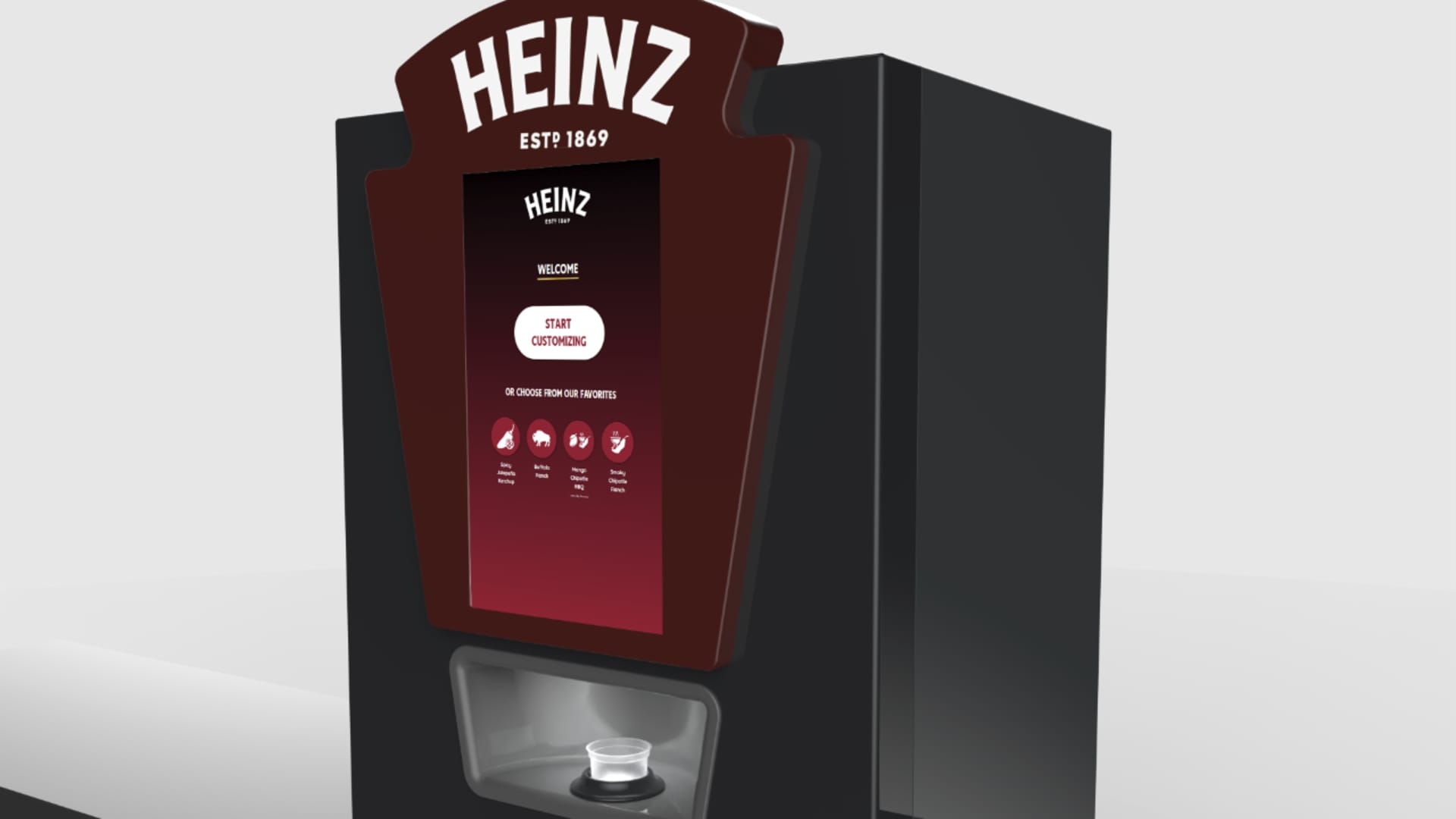 Kraft Heinz unveils customizable sauce dispenser with more than 200 condiment combos for restaurants