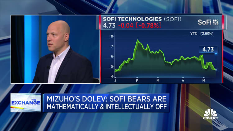 The bears are mathematically and intellectually wrong about SoFi's loans, says Mizuho's Dan Dolev