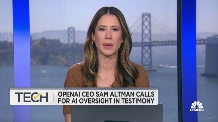 OpenAI CEO Sam Altman call fors A.I. oversight in testimony to congress
