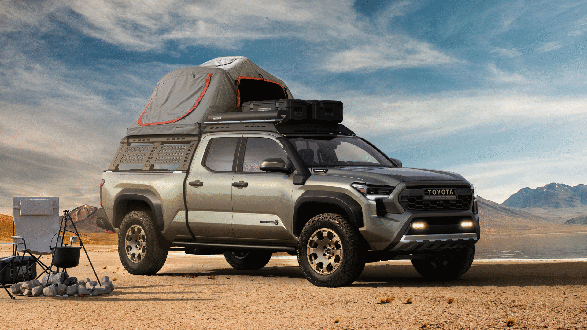 2024 Toyota Tacoma Trailhunter with overlanding accessories