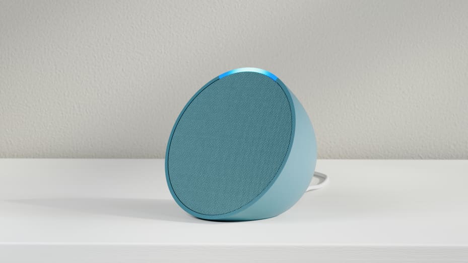 Amazon announced the Echo Pop, which sports a semi-sphere design and a front-facing speaker.
