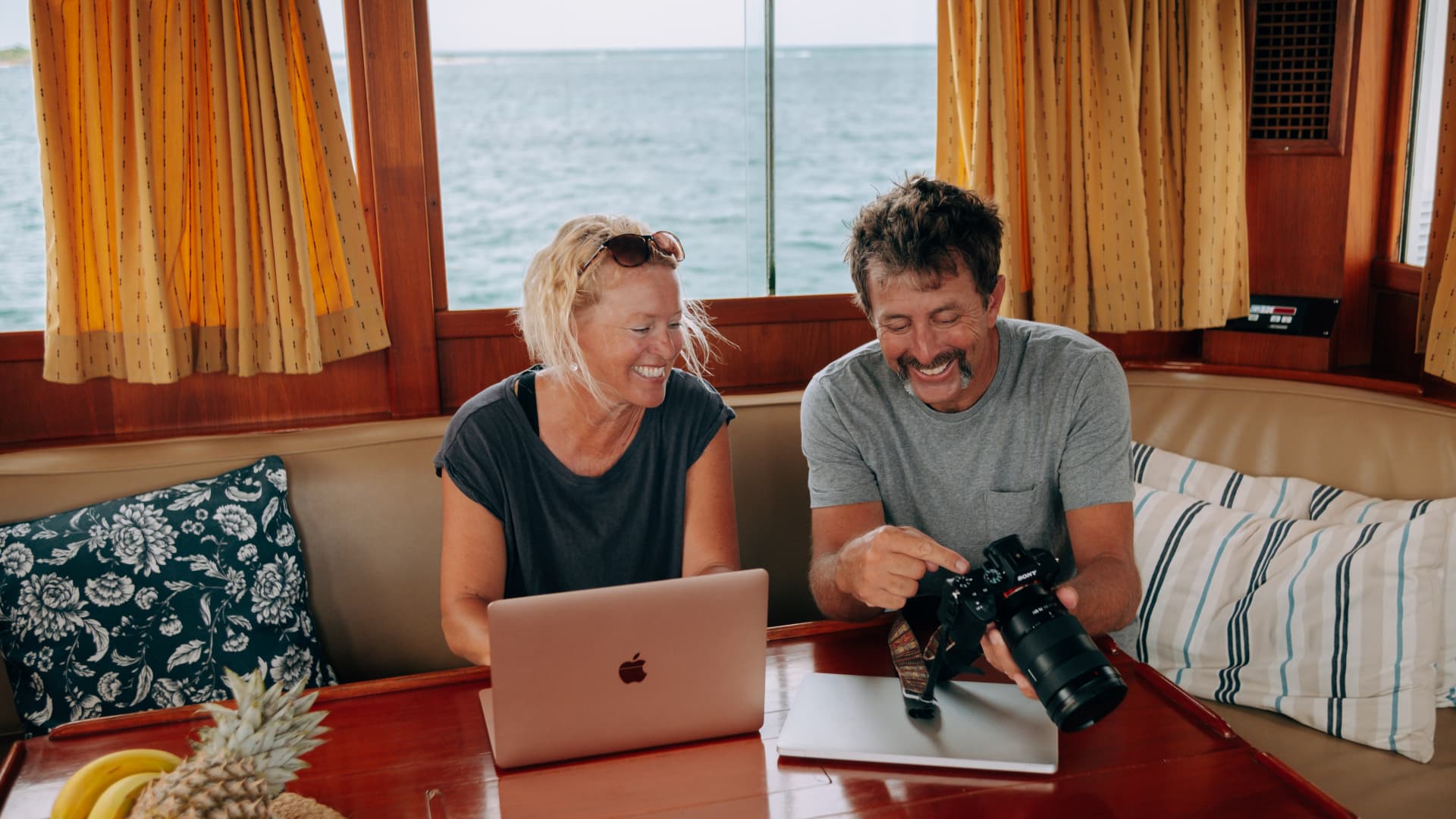 The couple kept track of every dollar they spent to sail around the world, which averaged $3,100 a month, said Schulte. 