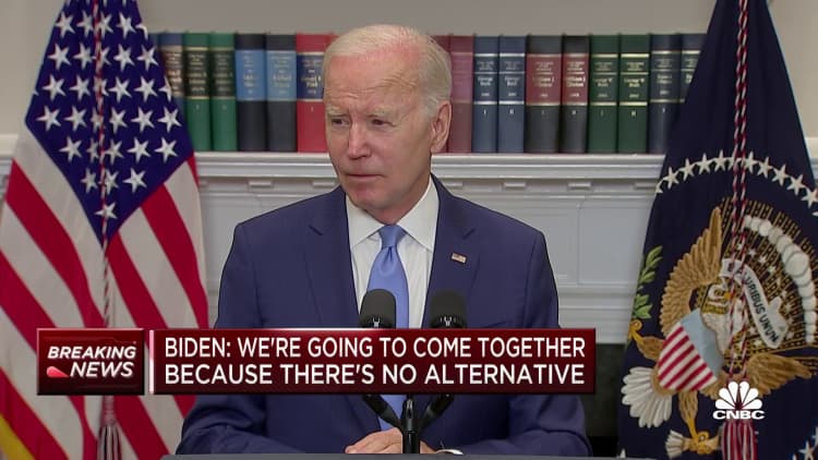 President Joe Biden on debt ceiling: We will not default