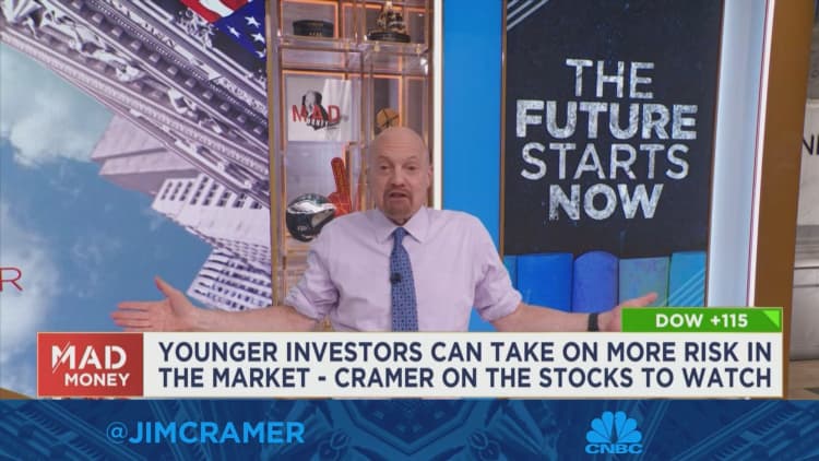 Jim Cramer puts together his portfolio for young traders