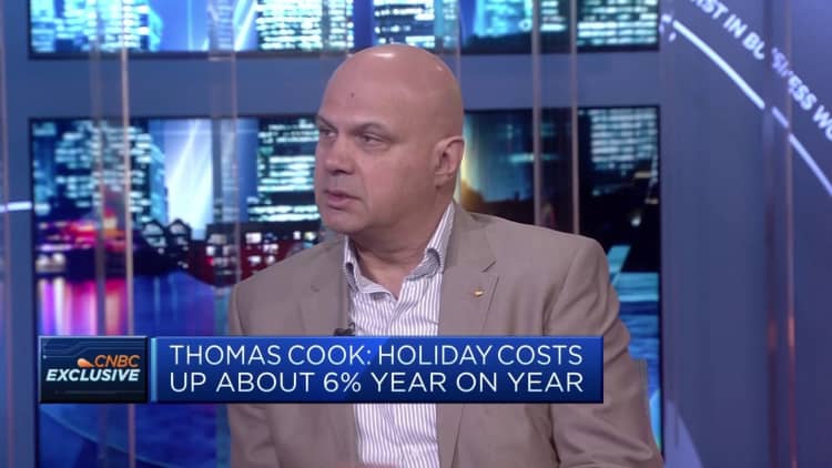 People are choosing from a wider range of holiday destinations, says Thomas Cook CEO