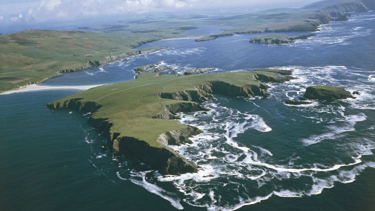 De afgelegen eilanden die cruciaal zijn voor een VK zetten in op windenergie