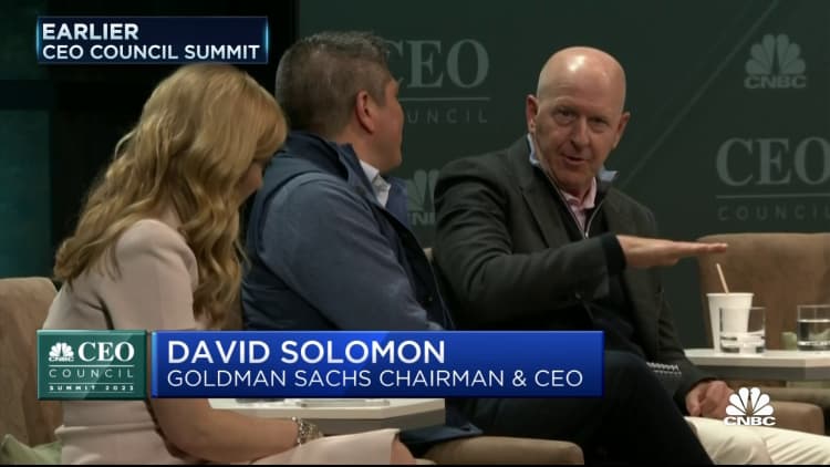 Goldman Sachs CEO David Solomon: I sense inflation will be stickier and more resilient