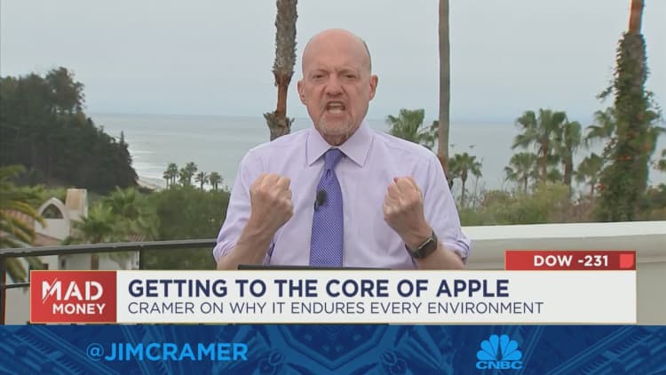 Apple takes something you didn't know you needed and makes it indispensable, says Jim Cramer