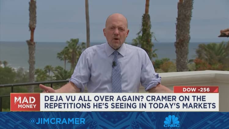 Jim Cramer says, 'I worry that Covid déjà vu will drive people out of the market once again.'
