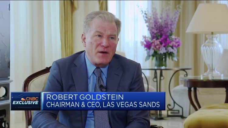 Las Vegas Sands CEO says Macau 