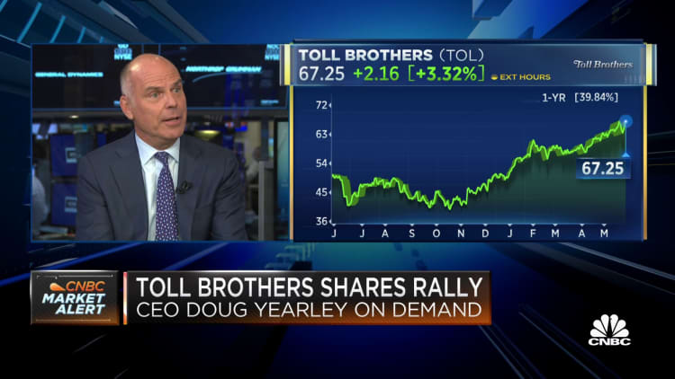 Toll Brothers CEO Doug Yearley: We'll see even more activity once rates drop to 5%
