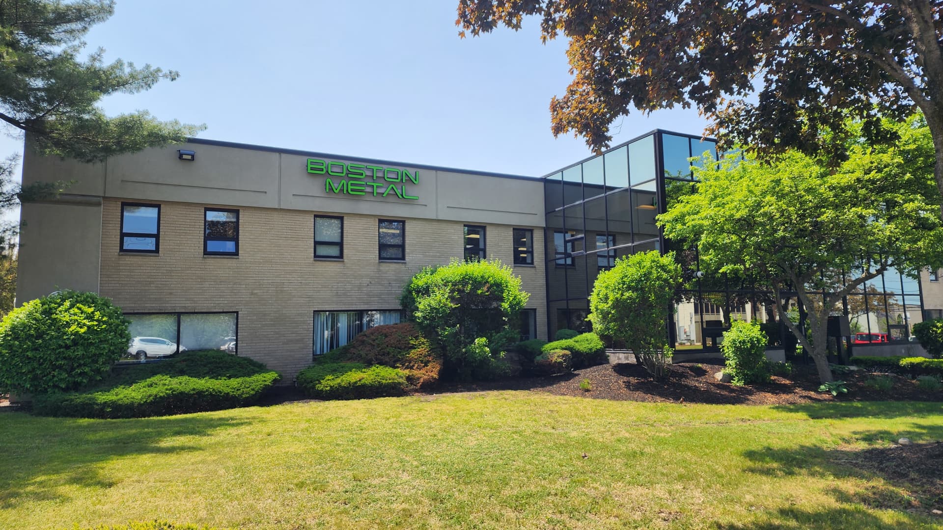 The Boston Metal offices in Woburn, Mass.