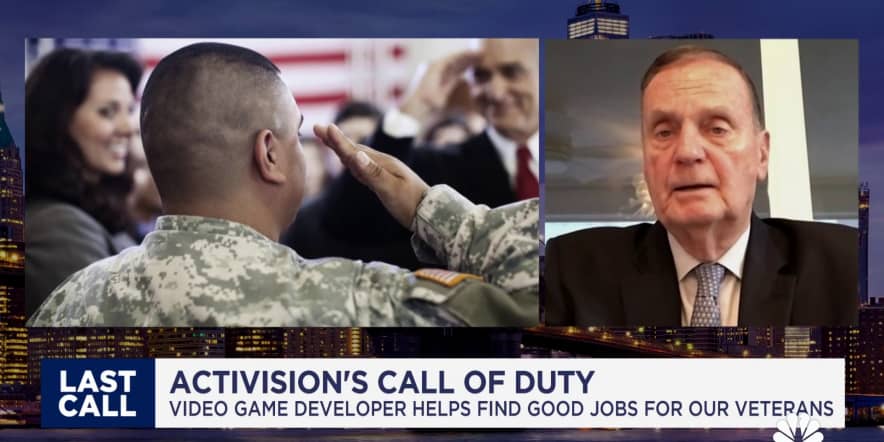 Activision's Call of Duty: Video game developer helps find good jobs for veterans