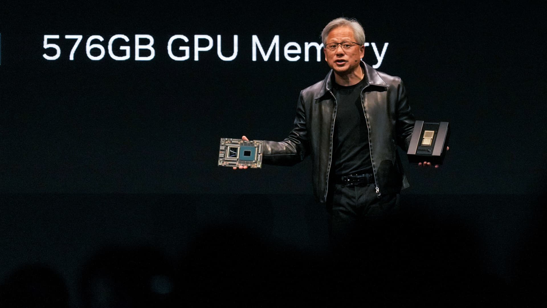 Nvidia’s stock closes at record after Google AI partnership