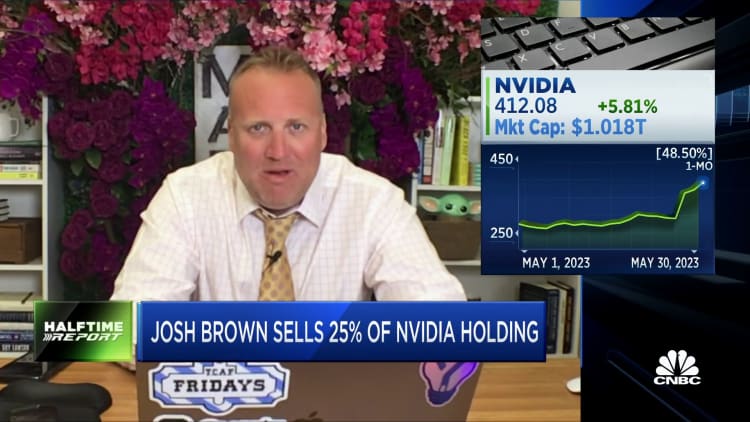 Ritholtz's Josh Brown on why he sold 25% of his Nvidia stake