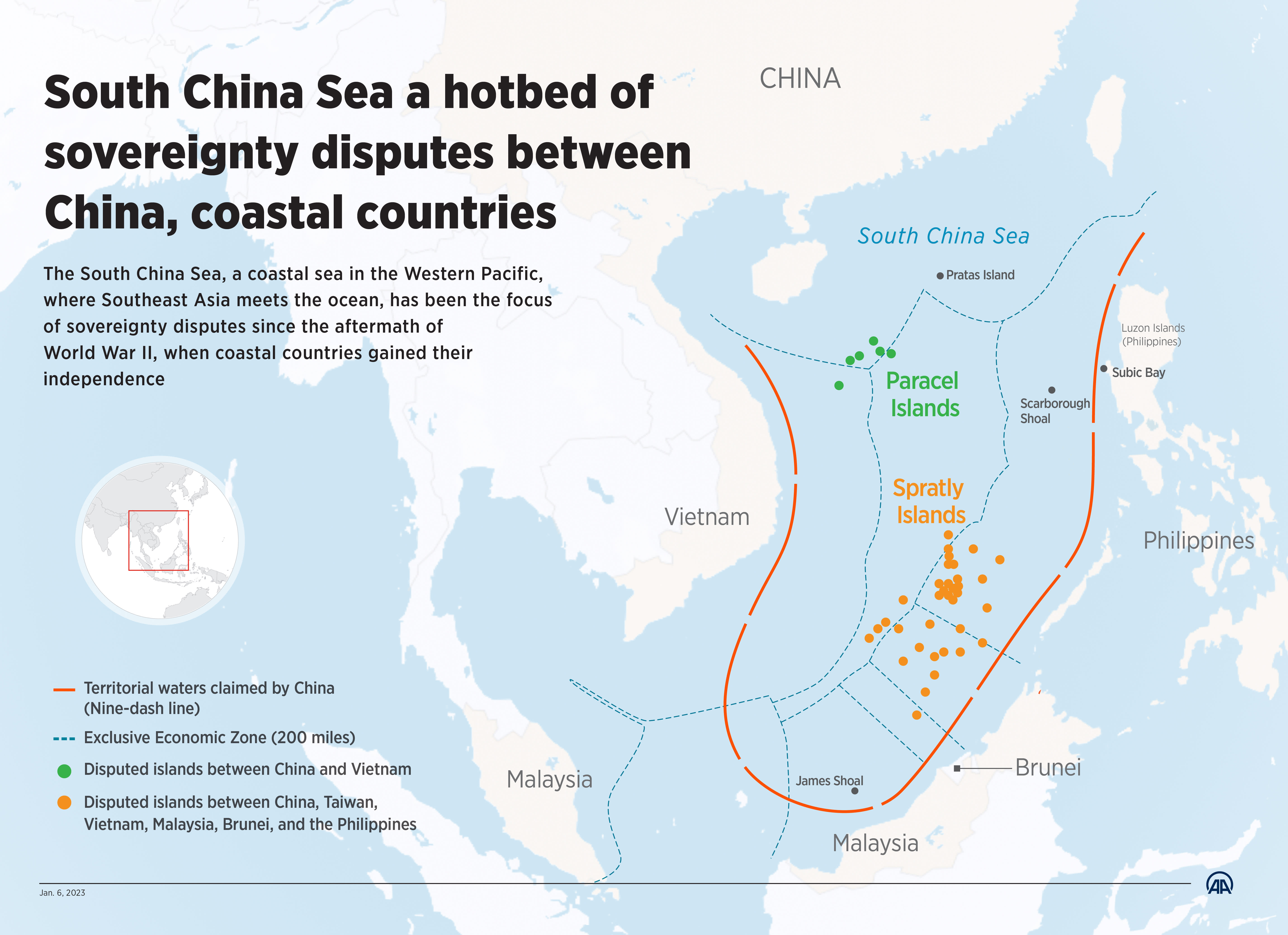 Филипините осъжда „плаващата бариера“ на Китай в Южнокитайско море