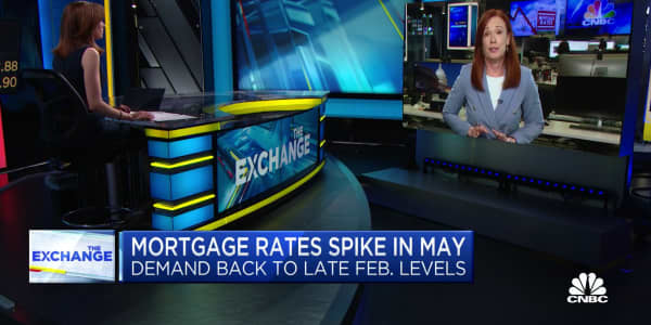 Mortgage rates spike in May as demand returns to late February levels