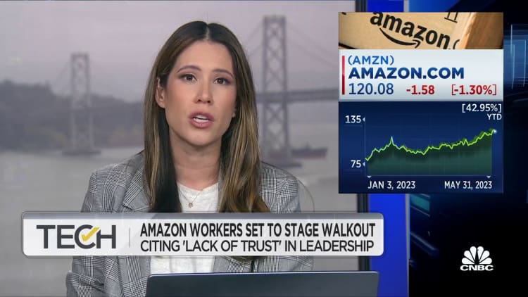 Amazon workers plan to walk out over ‘lack of trust’ in leadership
