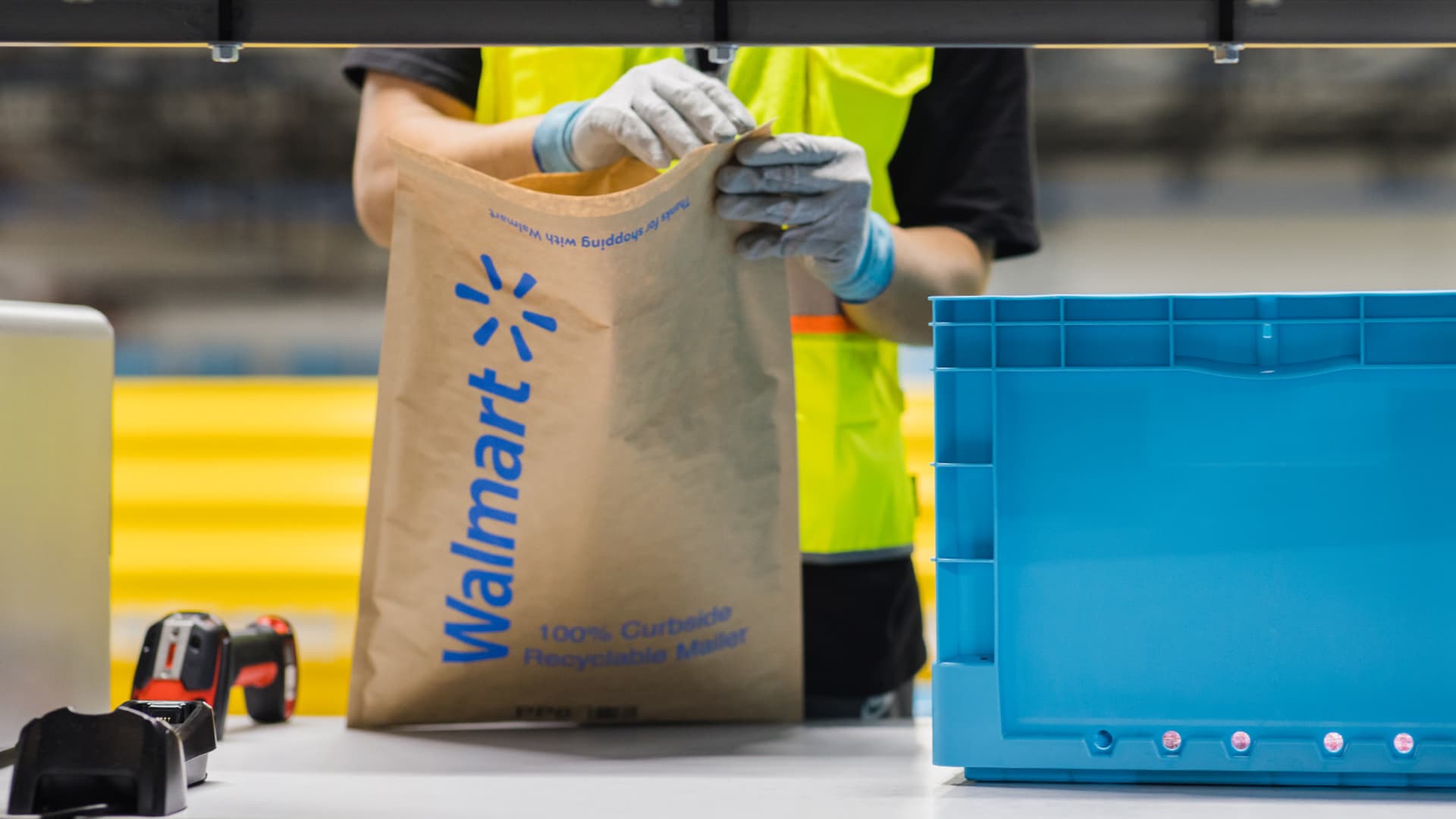 Walmart is swapping out plastic mailers for paper mailers that customers can recycle.