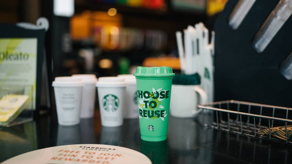 Starbucks Shifting from Paper to Reusable Cups