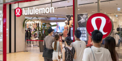 Lululemon shares surge after reporting sales growth, raising full-year guidance