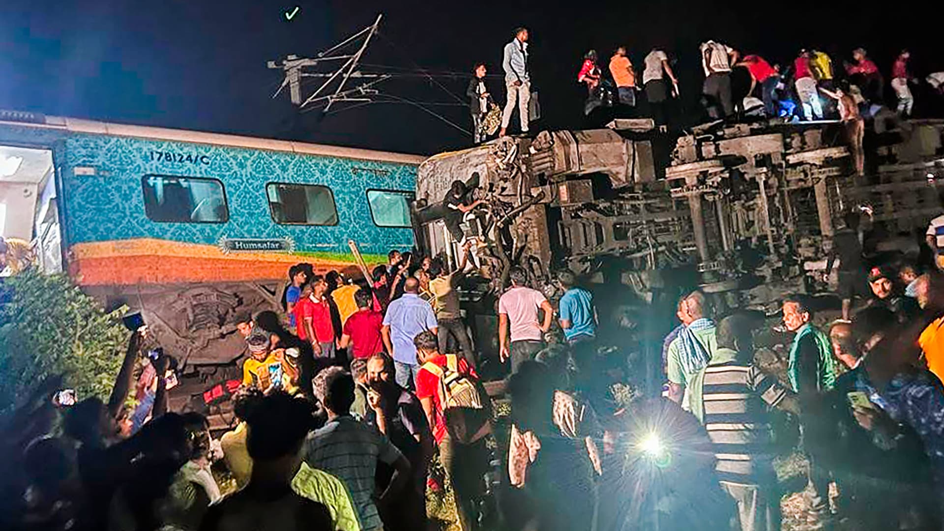 India train crash kills more than 280, injures 900 in one of the nation's worst rail disasters