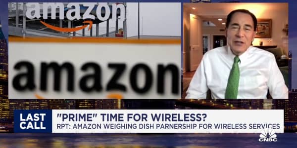 Amazon going into mobile business with 'rookie' Dish seems unlikely, says media mogul Tom Rodgers