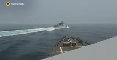 U.S. destroyer has close call with Chinese warship in the South China Sea