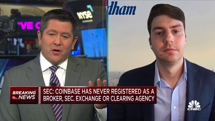 Here's why Coinbase stock is tumbling