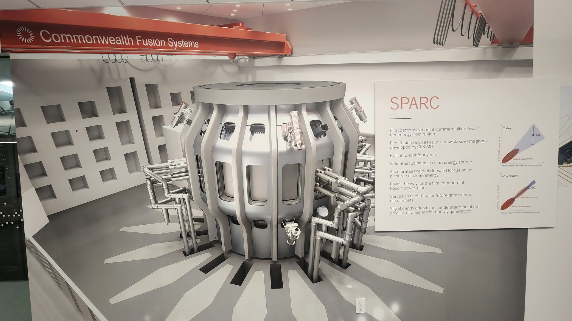 A rendering of the SPARC device Commonwealth Fusion Systems is building to demonstrate net energy.