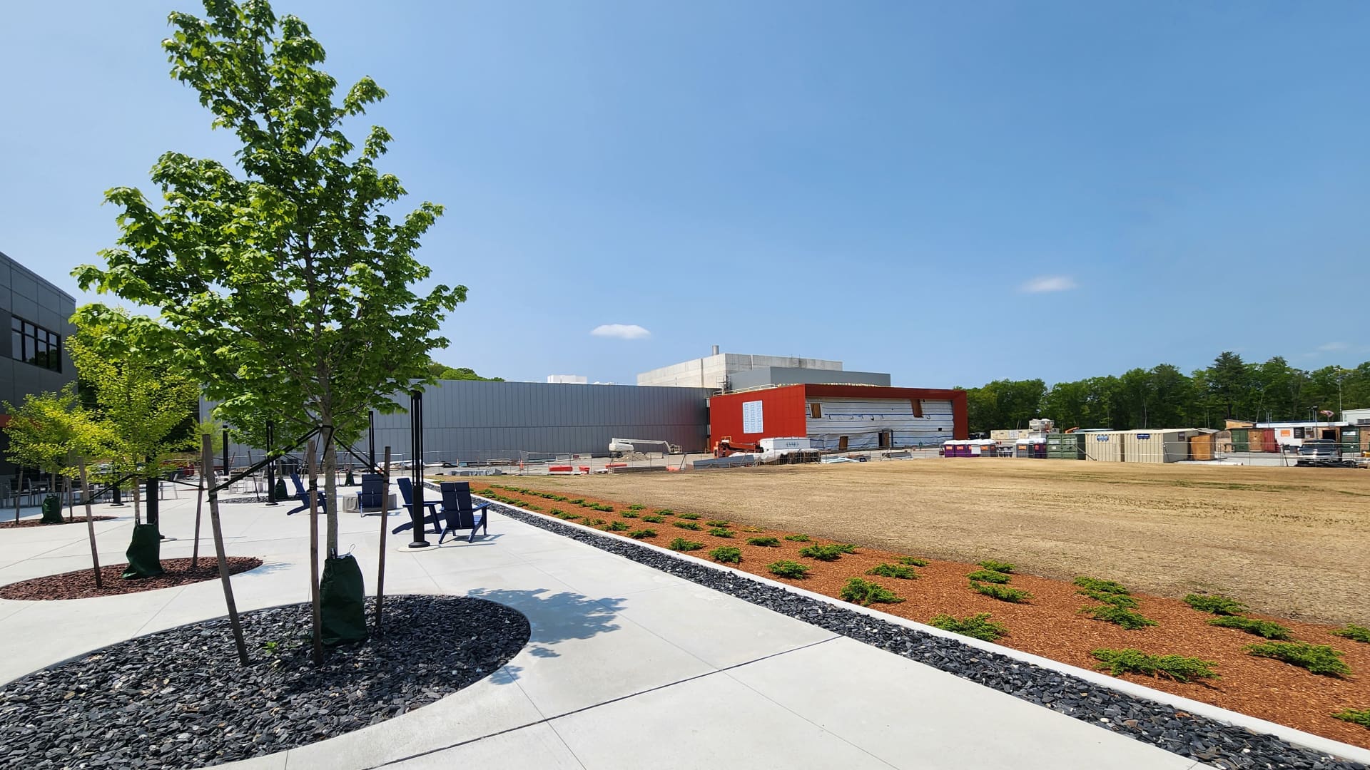The SPARC facility under construction at the Commonwealth Fusion Systems campus in Devens, Massachusetts.