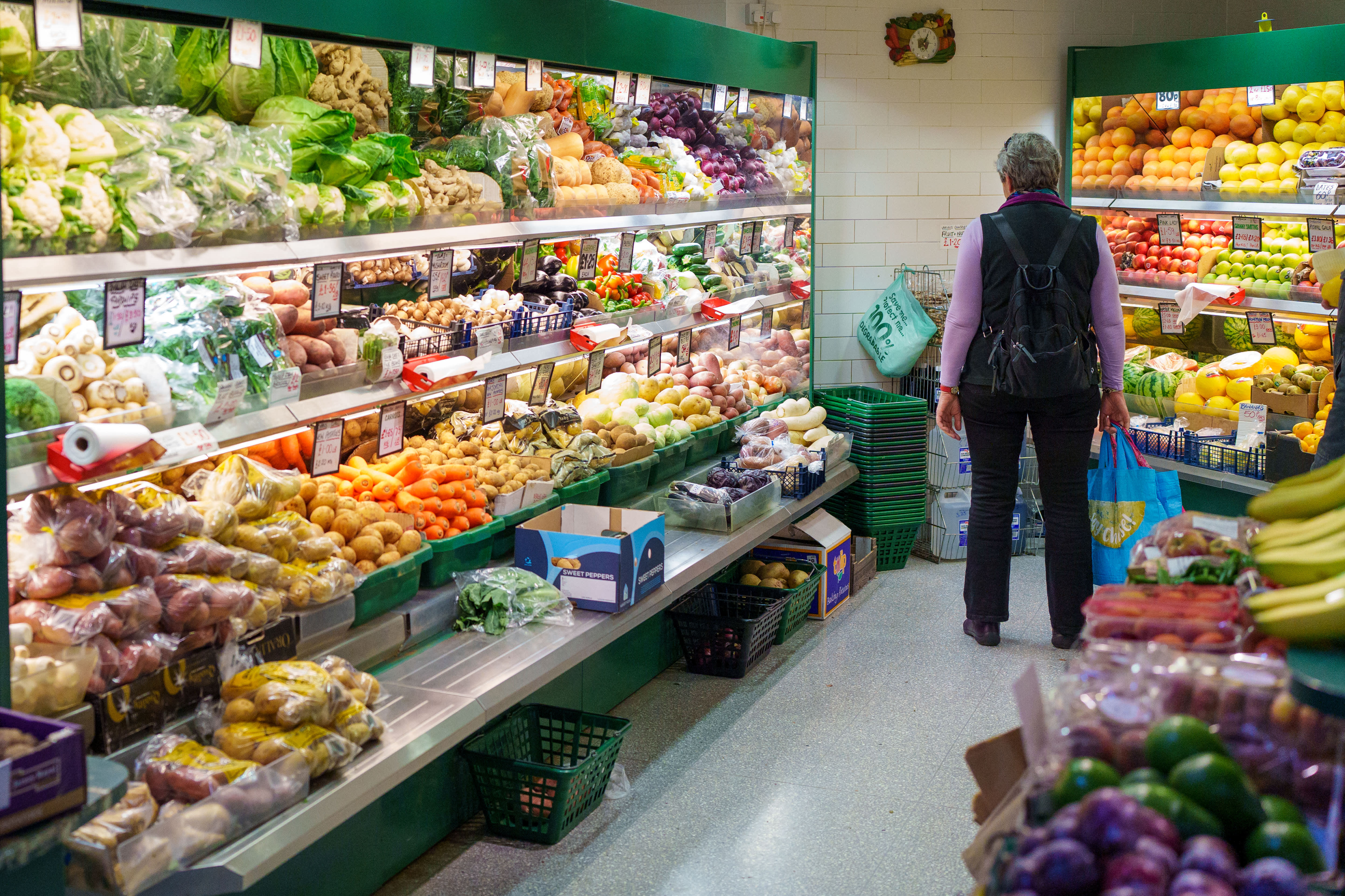 De Britse inflatie daalt naar 6,7%, onder de verwachtingen, omdat de voedselprijzen dalen
