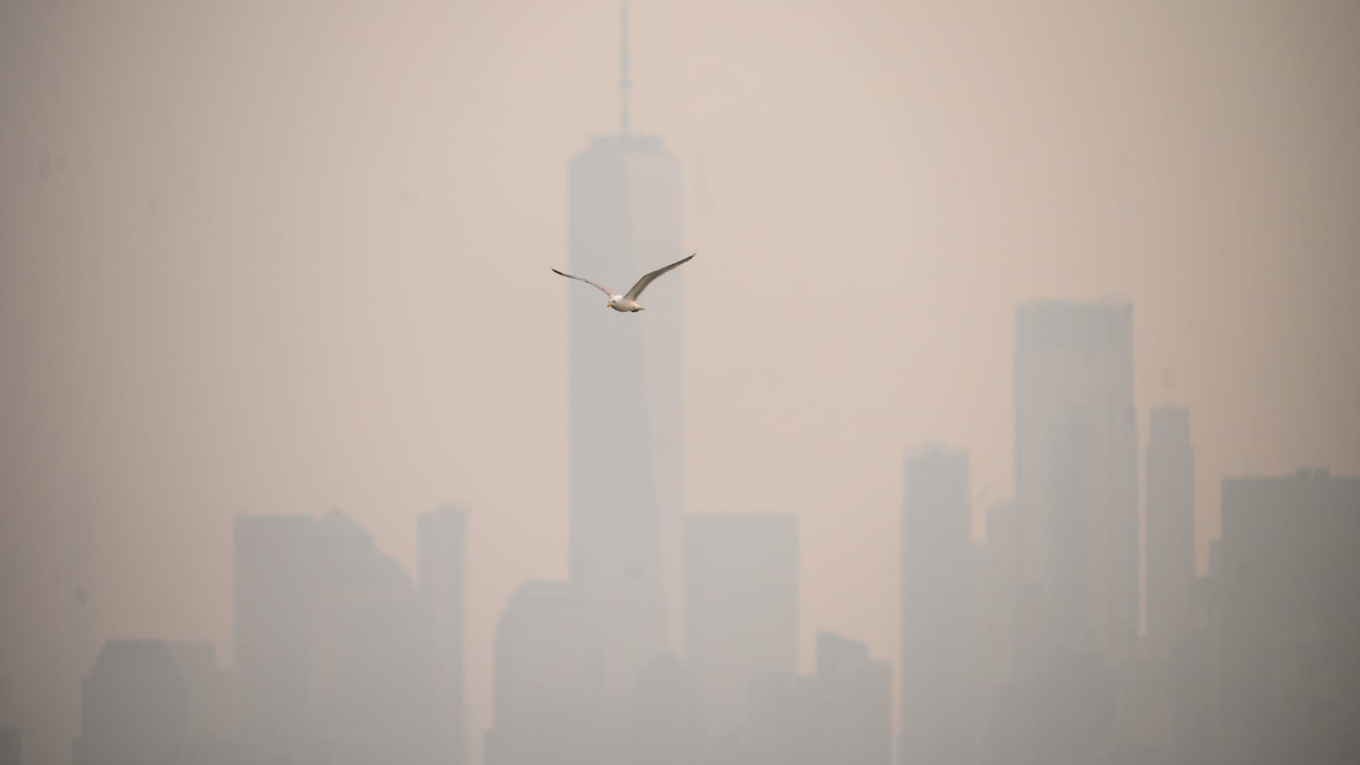 New York as smoke from Canadian wildfires