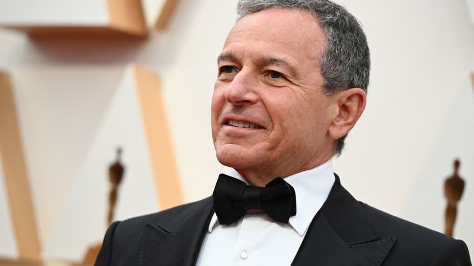 Disney CEO Bob Iger arrives for the 92nd Oscars at the Dolby Theatre in Hollywood, California, Feb. 9, 2020.