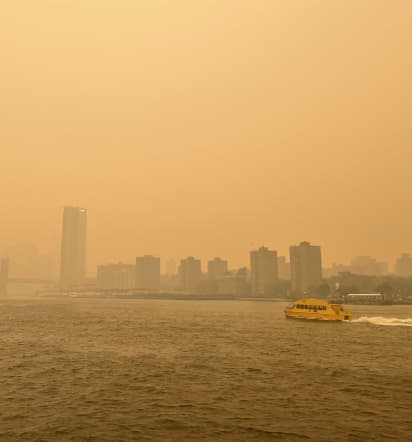 Hundreds of New York-area flights delayed as Canada wildfire smoke cuts visibility