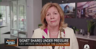 Signet Jewelers CEO Gina Drosos: Seeing a lot of pressure on consumer spending