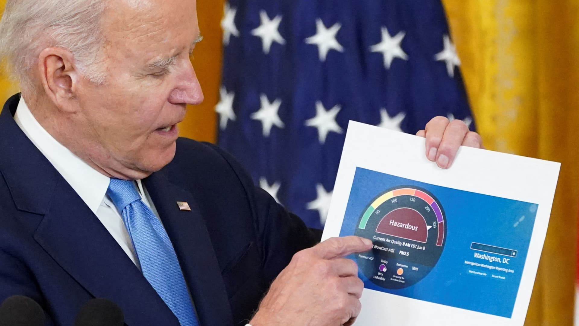 Biden sends firefighters, help to Canada as wildfire smoke blankets significantly of the U.S.