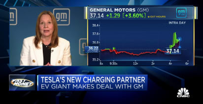 Watch CNBC’s full interview with GM CEO Mary Barra on becoming Tesla's new charging partner