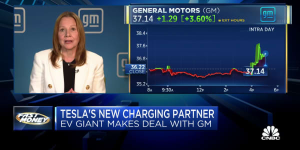 Watch CNBC’s full interview with GM CEO Mary Barra on becoming Tesla's new charging partner