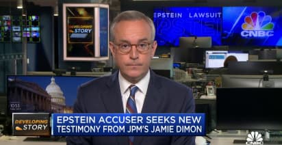 Epstein accuser seeks new testimony from JPMorgan's Jamie Dimon