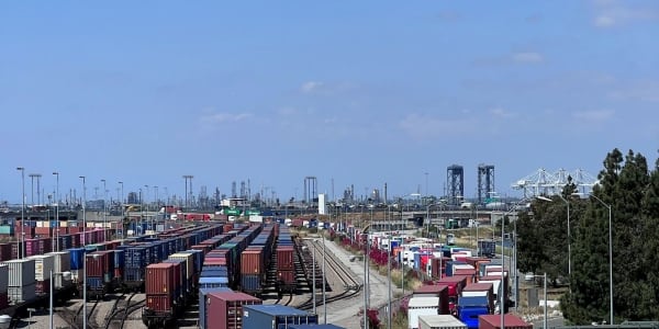 $5.2 billion in cargo stuck off West Coast ports in truck and container bottleneck