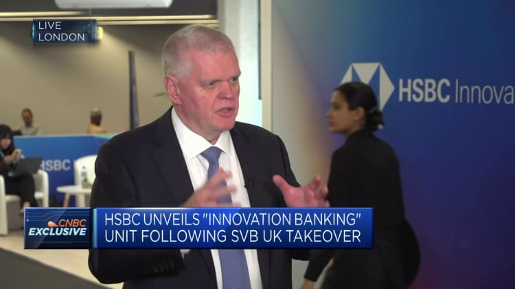 HSBC CEO says SVB UK fits into company's strategy of supporting entrepreneurs